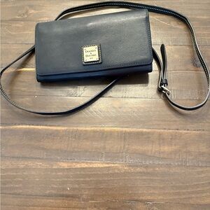 Dooney & Bourke Black Leather Crossbody Bag